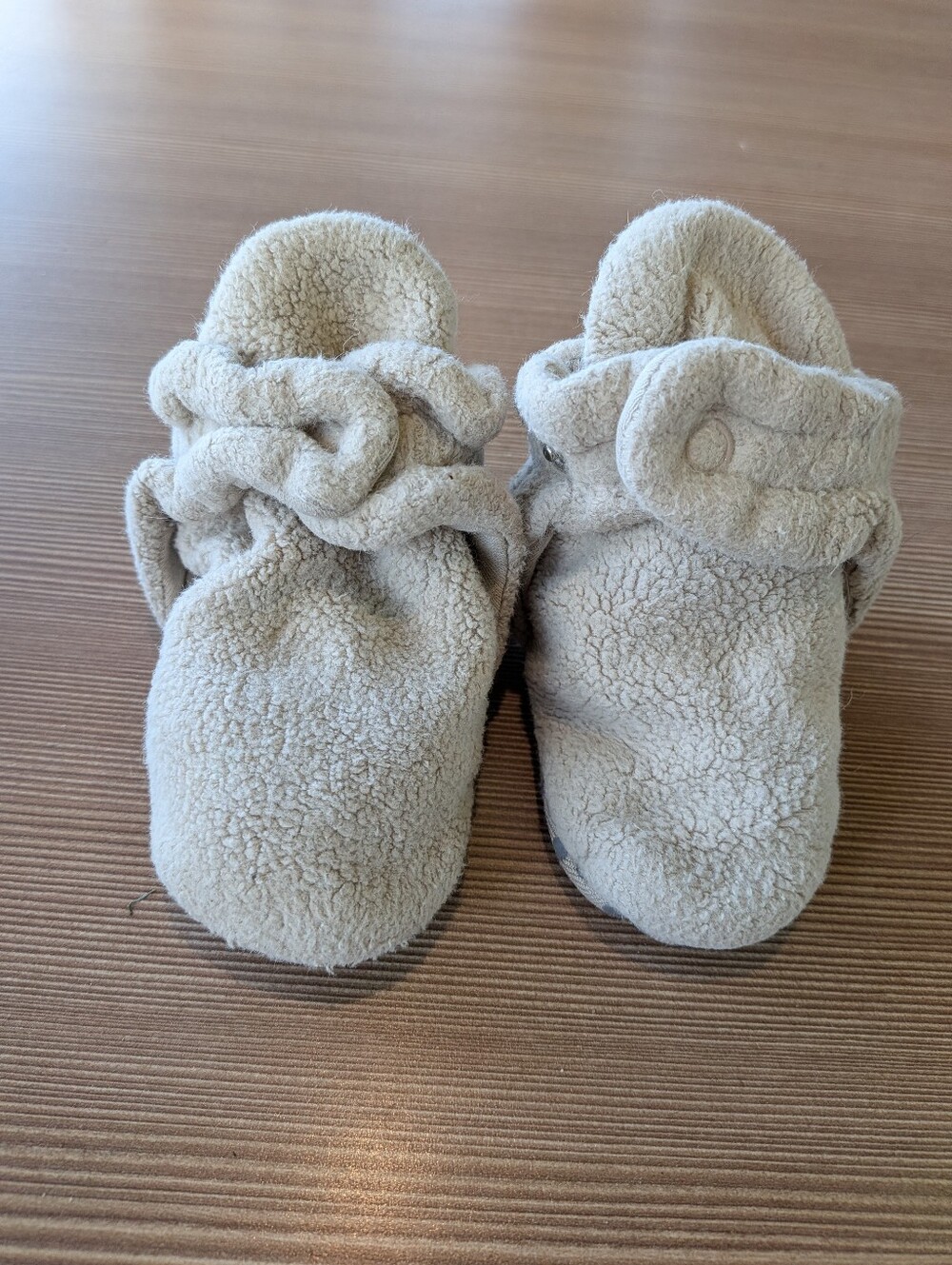 Zutano Organic Cotton Booties in Cream